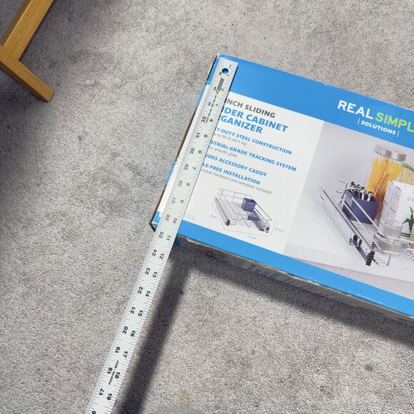 Real Simple Heavy Duty Steel 11” Sliding Under Cabinet Organizer Storage - Picture 10 of 16